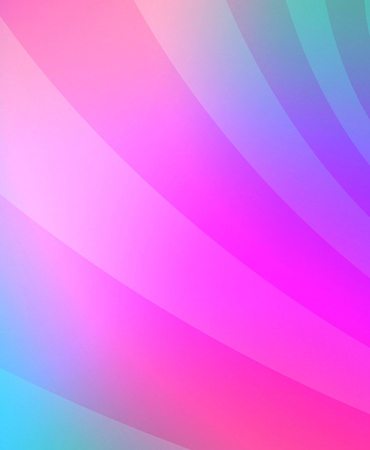 Gradient abstract background with smooth, curved bands of pink, purple, blue, and teal colors blending together.